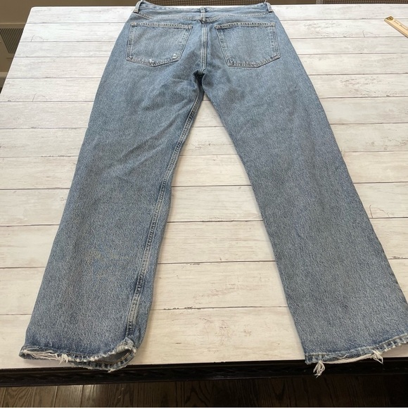 Agolde 90'S PINCH WAIST HIGH RISE STRAIGHT
$198 Size 30 trashed holes rips - Picture 11 of 12